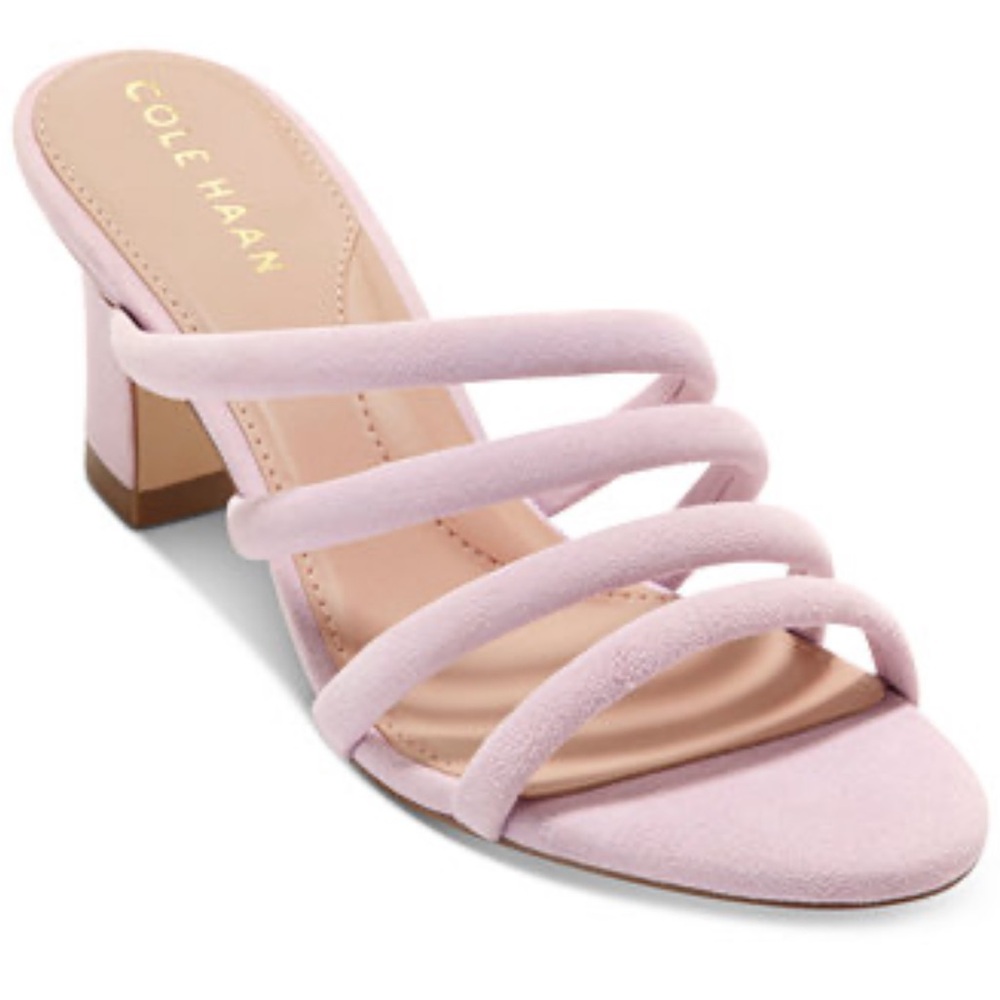 Cole Haan Strappy Heels lavender‎ new 6